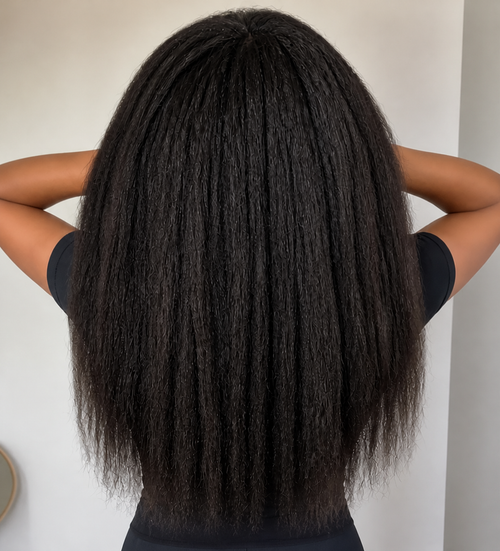 Kinky Straight Half Wig